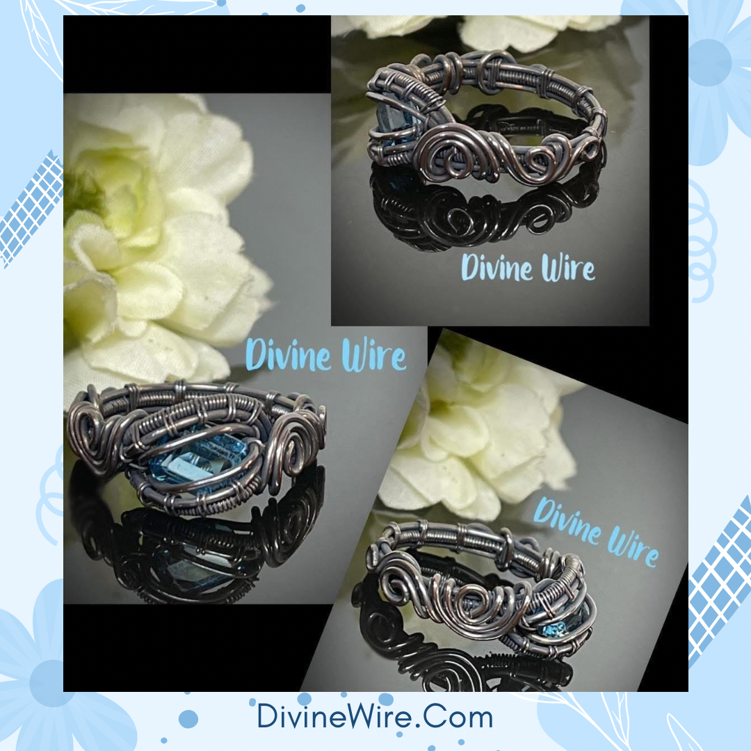 Fancy Blue Topaz Ring