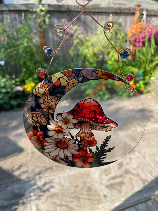 Vibrant Garden Disc- Sun/Moon & other