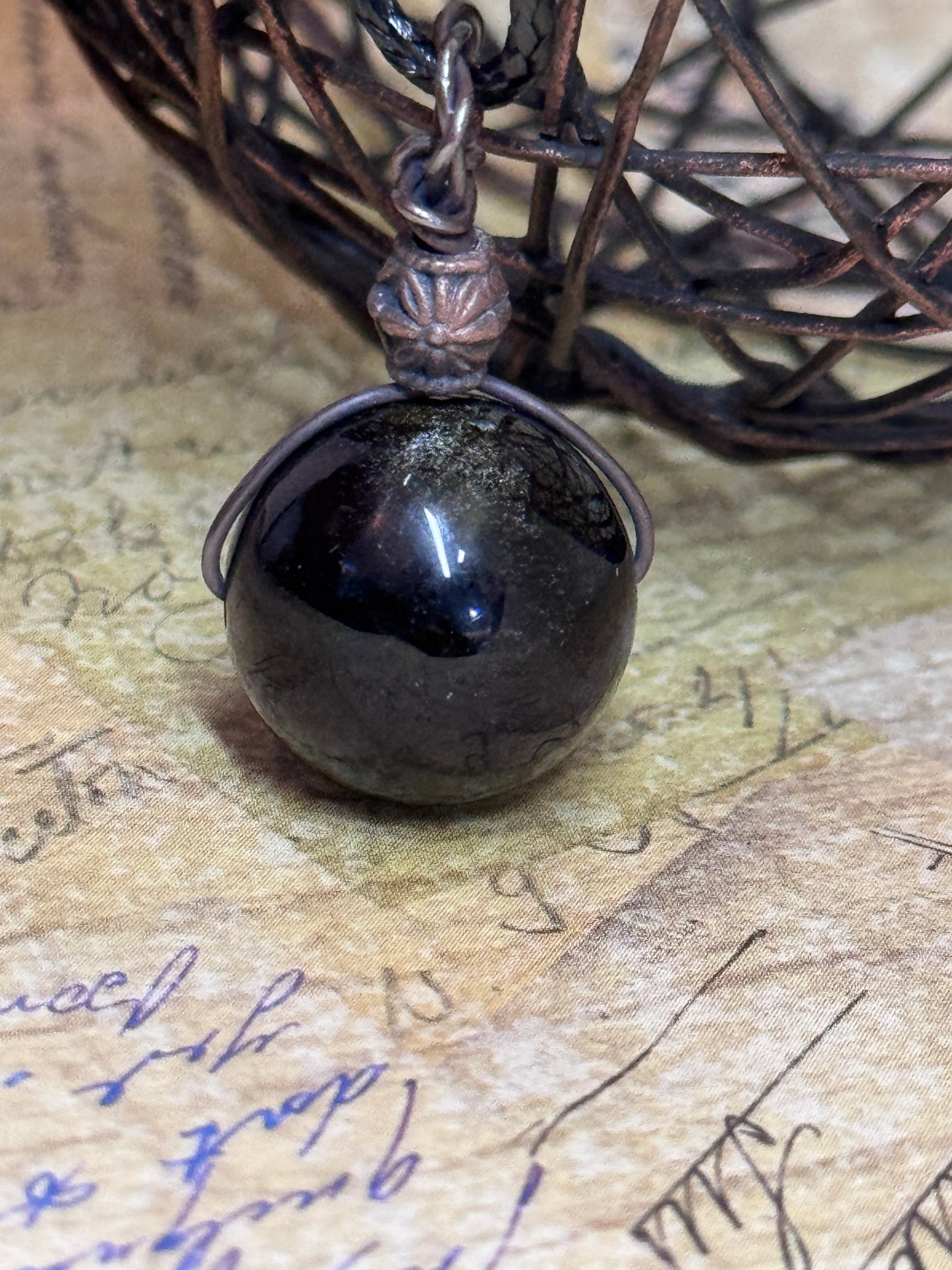 EMBER STONE SERIES-  Golden Obsidian