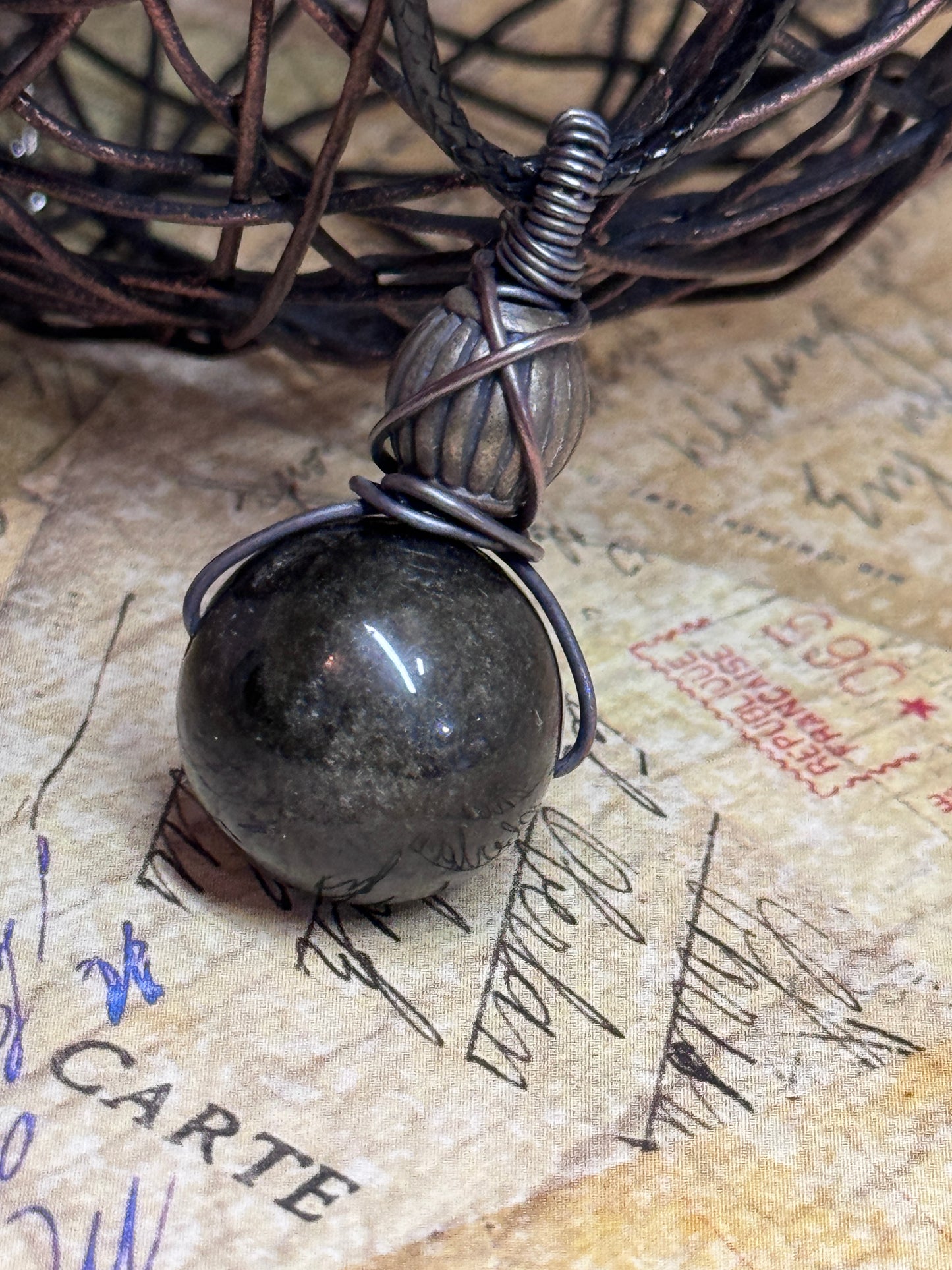 EMBER STONE SERIES-  Golden Obsidian