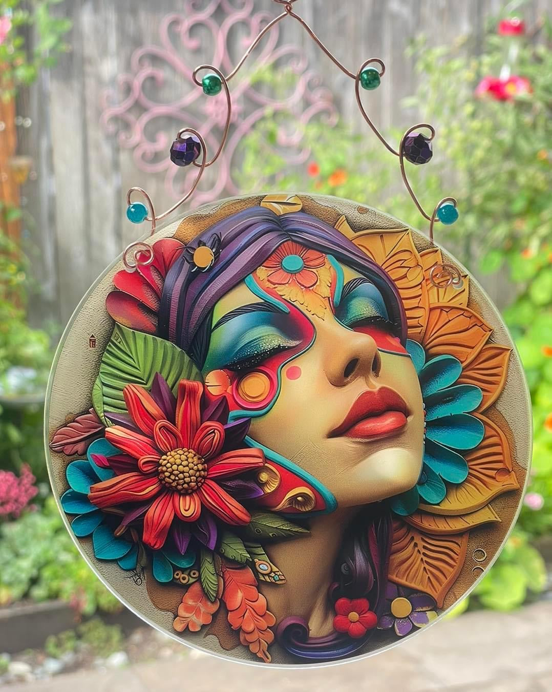 Vibrant Garden Disc- Flowers/ Fairies