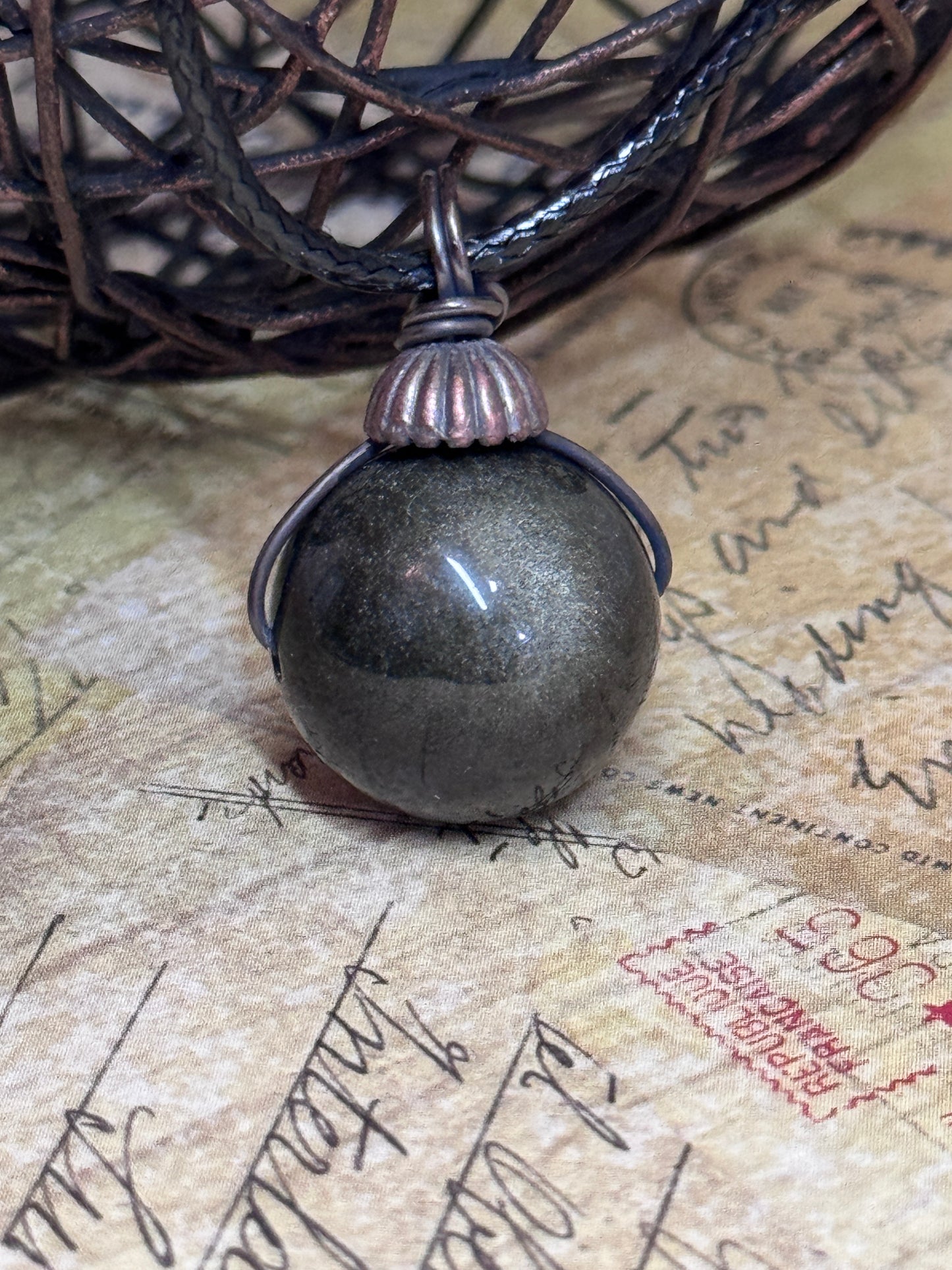 EMBER STONE SERIES-  Golden Obsidian