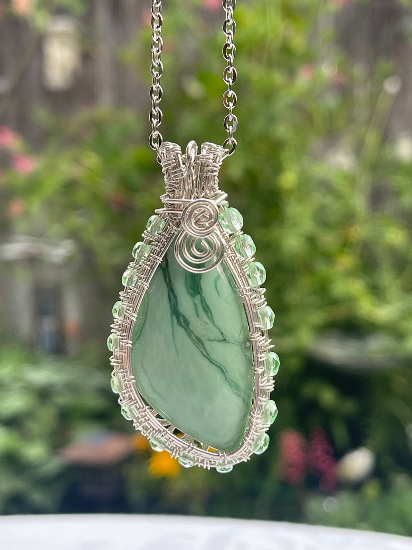 Double Sided Sterling Silver Variscite Set