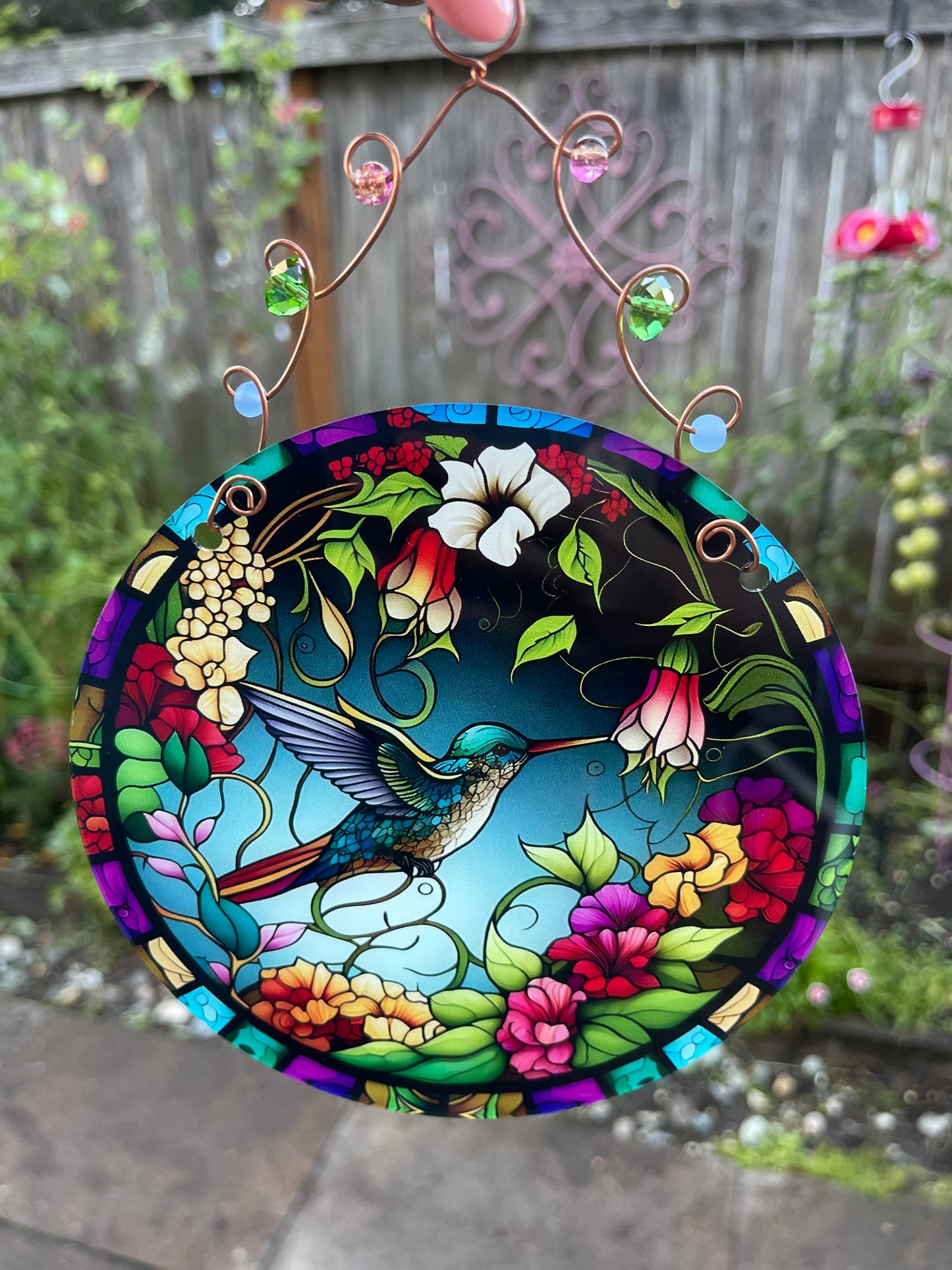 Vibrant Garden/ Window Disc- Birds & Owls