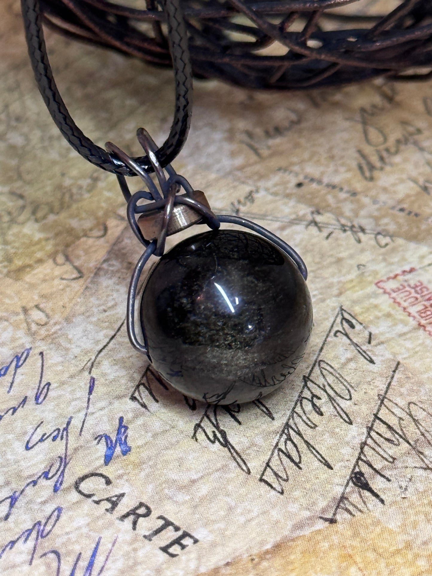 EMBER STONE SERIES-  Golden Obsidian