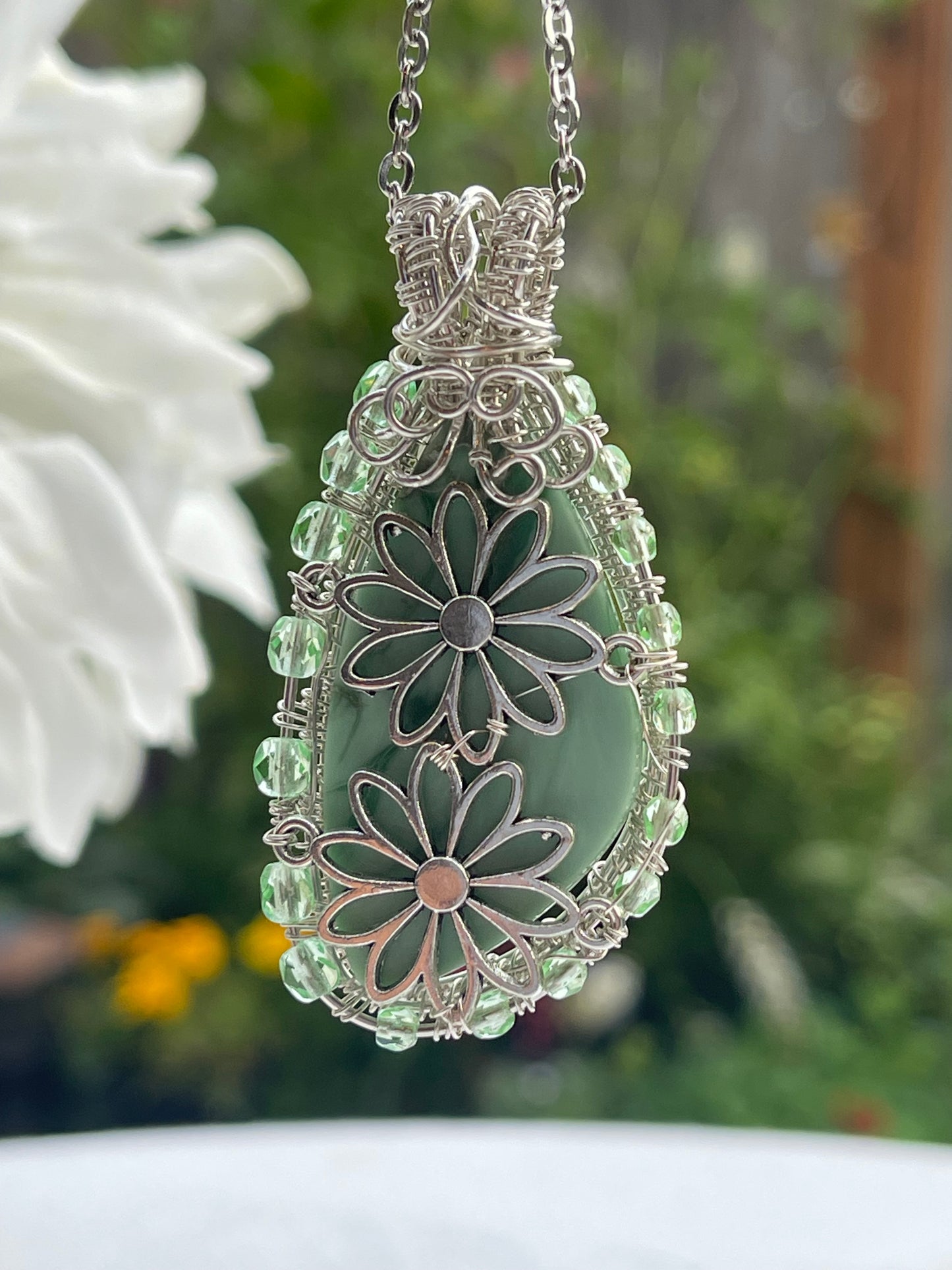 Double Sided Sterling Silver Variscite Set