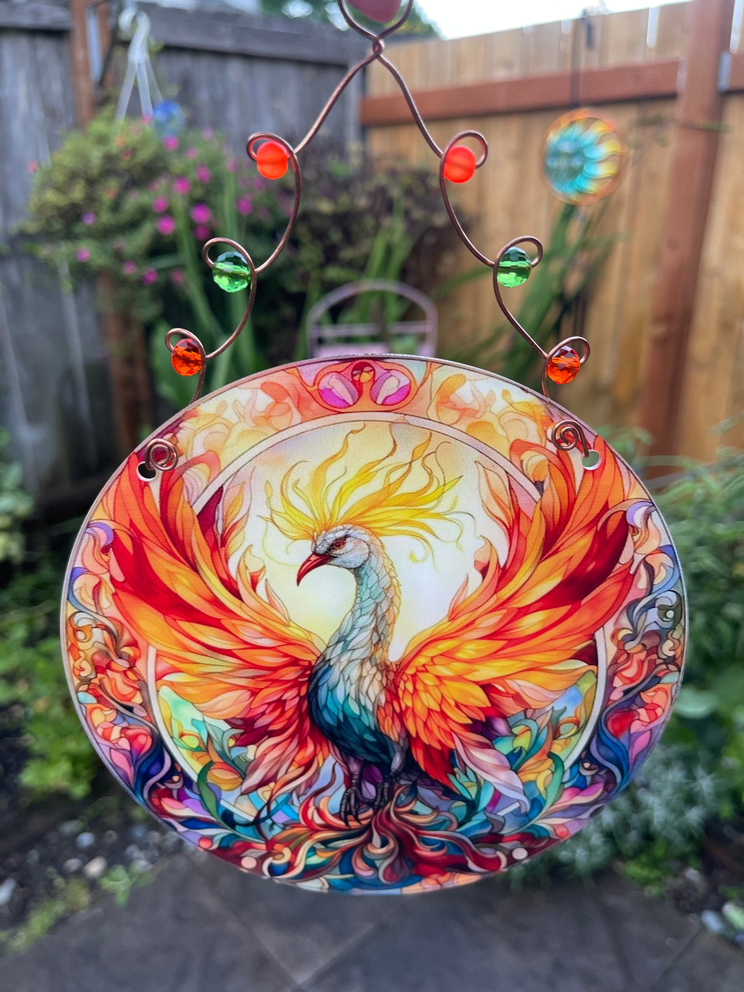 Vibrant Garden/ Window Disc- Birds & Owls