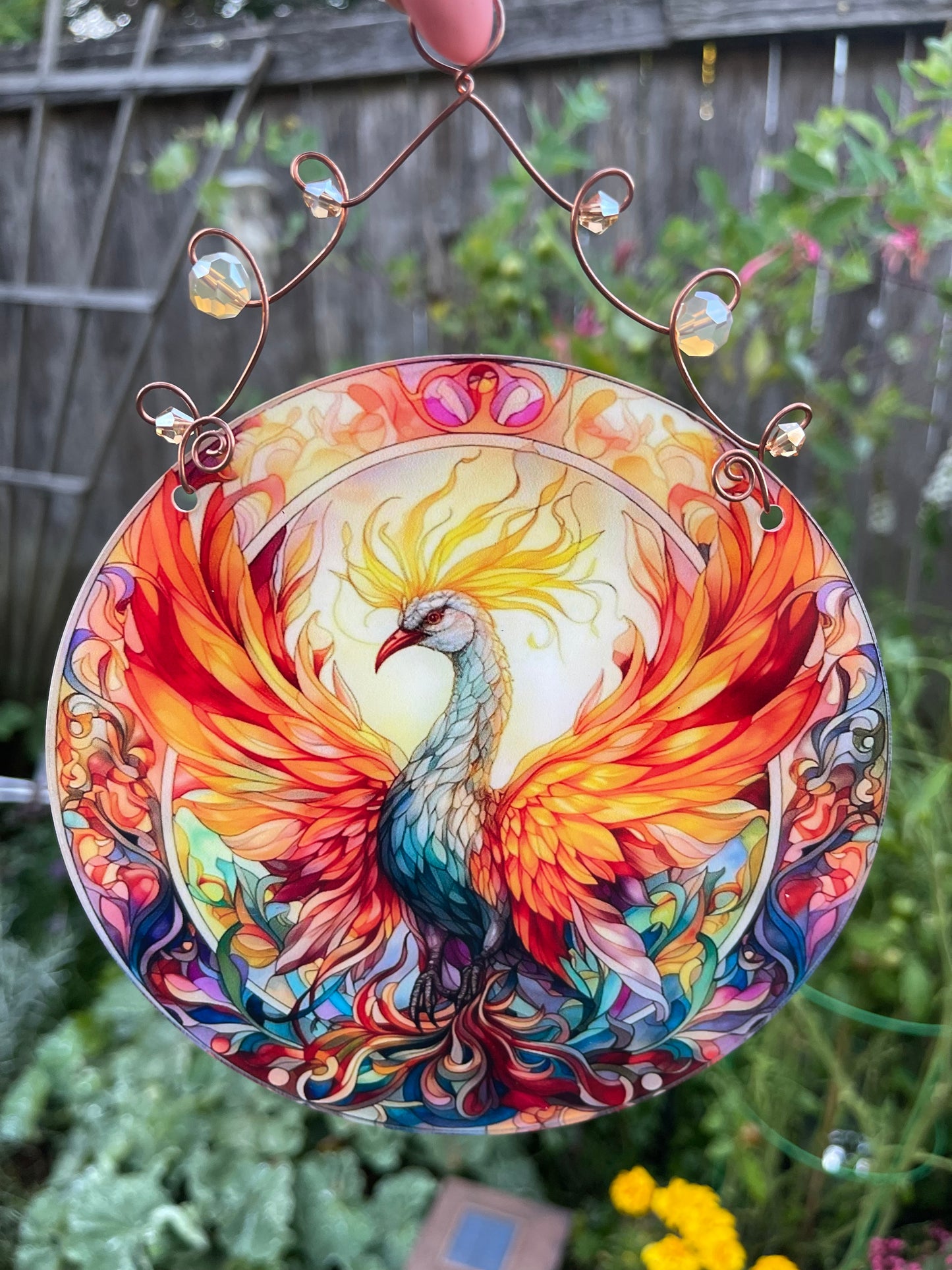 Vibrant Garden/ Window Disc- Birds & Owls