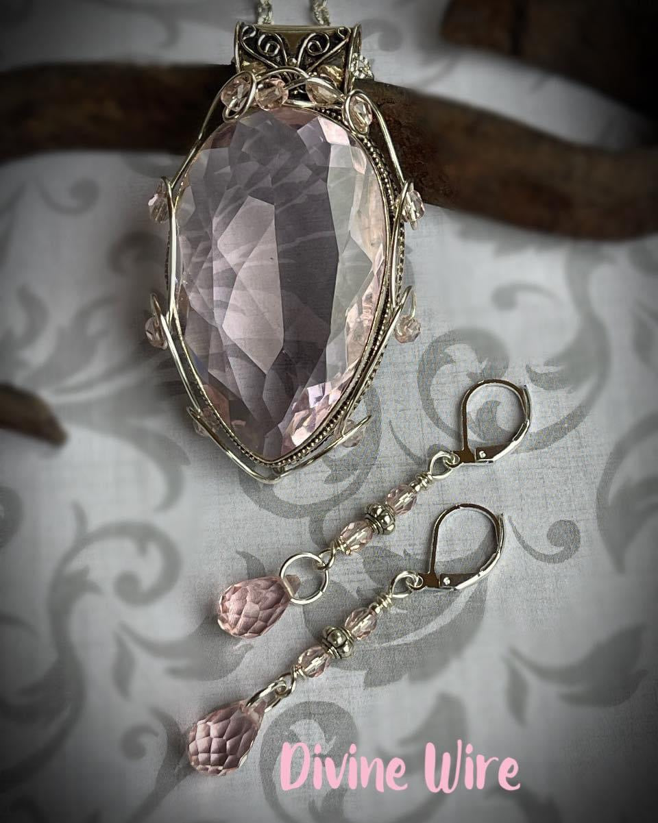 Faux Pink Kunzite Jewelry