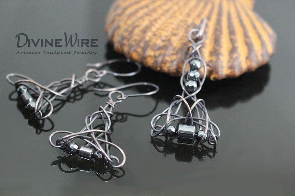 Whimsical Hematite Set