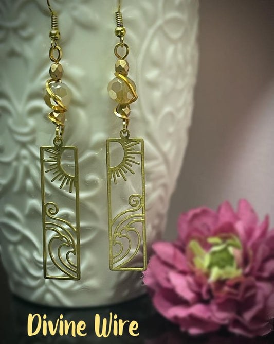 Sun and Wave Earrings