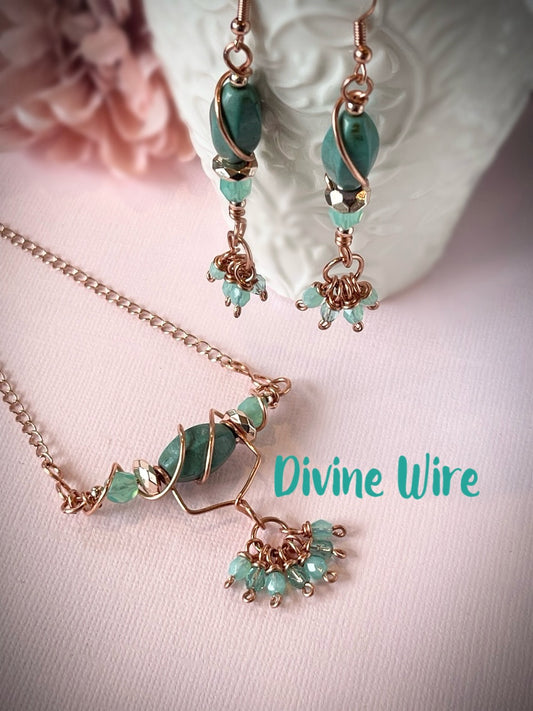 Turquoise and Copper Set