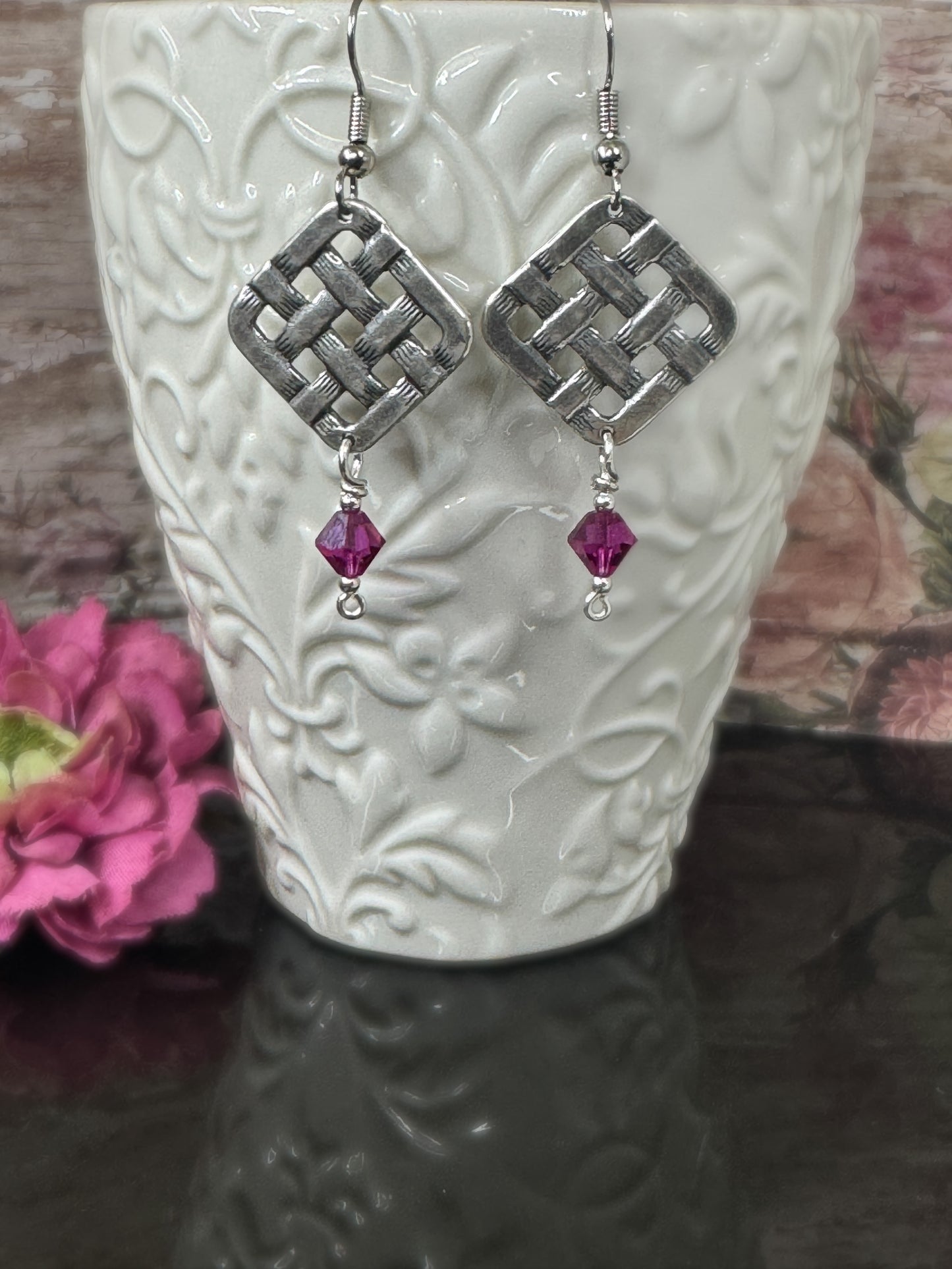 Basket Weave Earrings