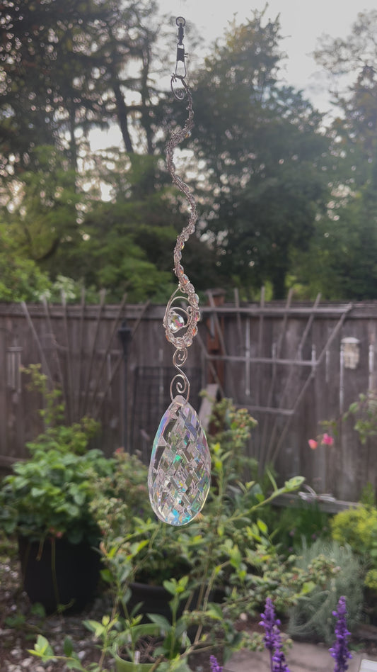 Large Teardrop Rainbow Sun Catcher